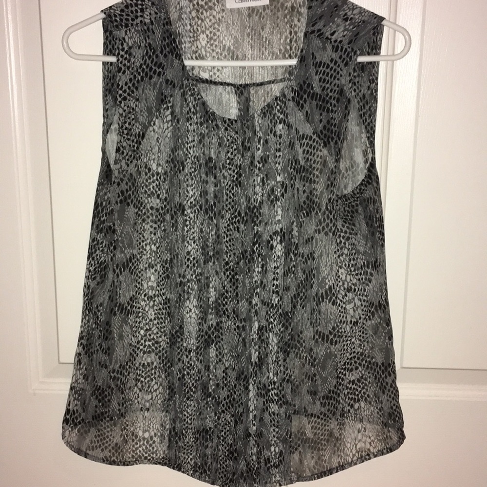 Calvin Klein sz Med Blouse